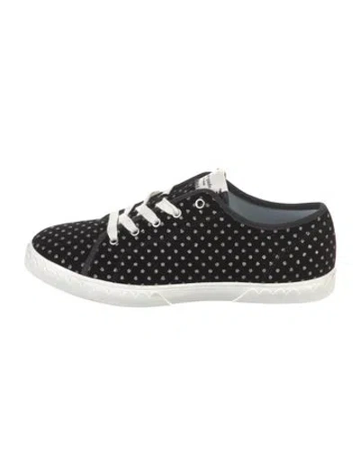 Pre-owned Kate Spade Glitter Accents Sneakers In Multi