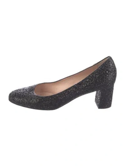 Pre-owned Kate Spade Glitter Patterned Pumps In Blue