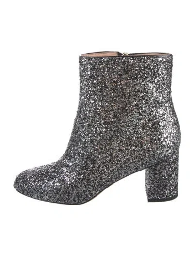 Pre-owned Kate Spade Glitter Printed Boots