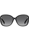 Kate Spade Gloriann/f/s Sunglasses In O Black