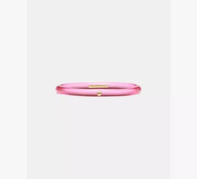 Kate Spade Glow Up Thin Bangle In Pink