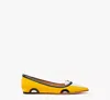 Kate Spade Gogo Taxi Cab Ballet Flats In High Noon