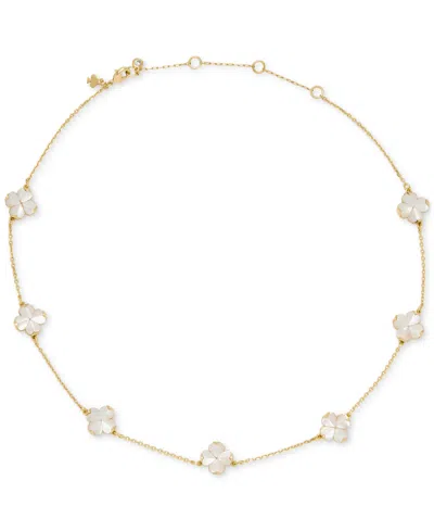Kate Spade Gold Plated Flower Scatter Necklace