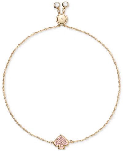 Kate Spade Gold Plated Pave Slider Bracelet