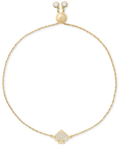 Kate Spade Gold Plated Pave Slider Bracelet