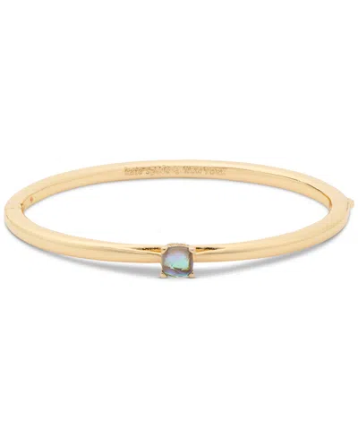 Kate Spade Gold-tone Color Cubic Zirconia Bangle Bracelet