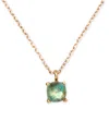 Kate Spade Gold-tone Cubic Zirconia Pendant Necklace, 16" + 3" Extender In Abalone,gold