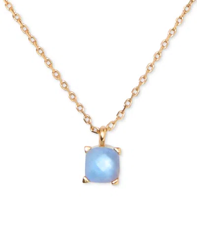 Kate Spade Gold-tone Cubic Zirconia Pendant Necklace, 16" + 3" Extender