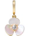 Kate Spade New York One In A Million Mother Of Pearl Disco Pansy Charm In Gold