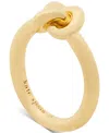 Kate Spade Gold-tone Double Knot Accent Ring In Gold
