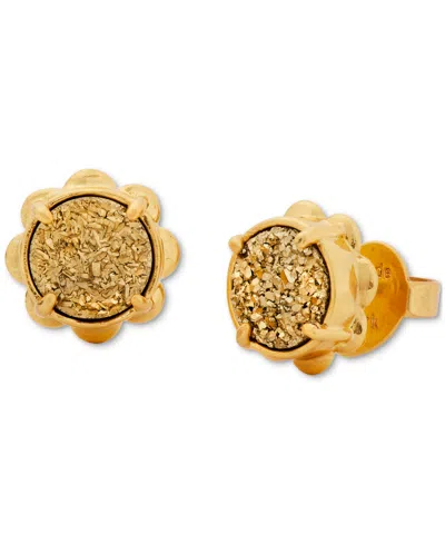 Kate Spade Gold-tone Glam Gems Stud Earrings In Neutral Mu