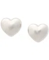Kate Spade New York Heart You Mini Polished Stud Earrings In Silver