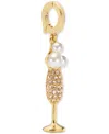 Kate Spade Gold-tone One In A Million Champagne Charm In Multi