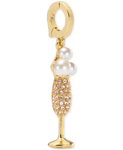 Kate Spade Gold-tone One In A Million Champagne Charm In Multi