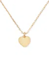 Kate Spade Gold-tone Polished Mini Heart Pendant Necklace, 16" + 3" Extender In Gold