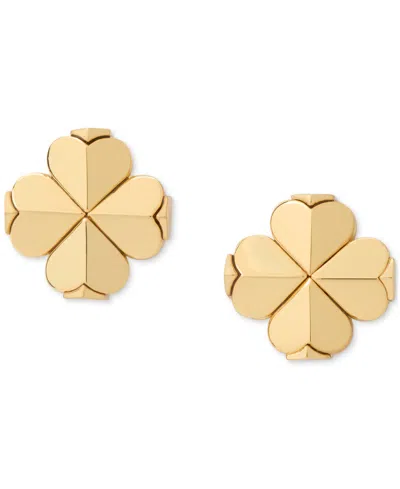 Kate Spade Gold-tone Spade Flower Stud Earrings