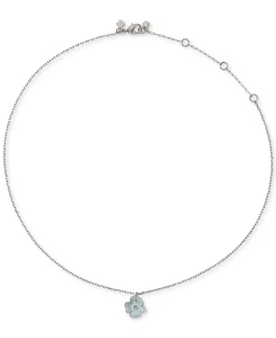 Kate Spade Golden Bloom Cubic Zirconia Flower Pendant Necklace In Pattern