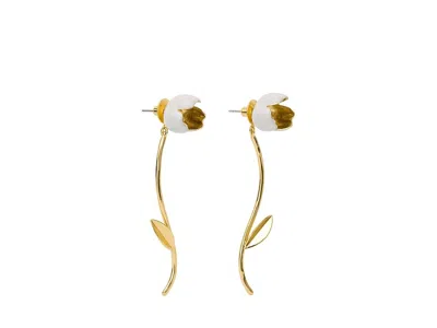 Kate Spade Golden Bloom Floral Statement In Yellow