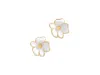 Kate Spade Golden Bloom Flower Studs In Gold