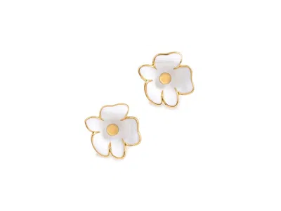 Kate Spade Golden Bloom Flower Studs