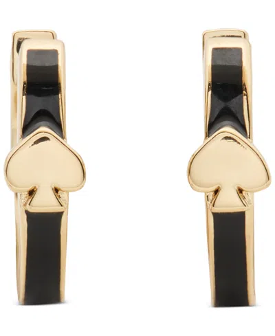 Kate Spade Gold-tone Every Day Thin Mini Huggie Earrings