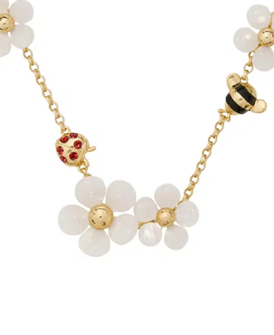 Kate Spade Gold-tone Summer Daze Flower Scatter Necklace