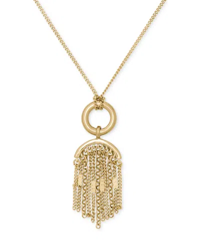 Kate Spade Gold-tone Tassel Pendant Necklace