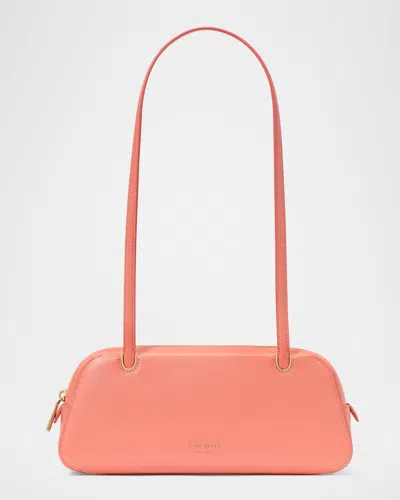 Kate Spade Grace East-west Grain Leather Shoulder Bag In Pink