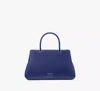 Kate Spade Grace Fine Grain Leather Medium Satchel In Deep Lake