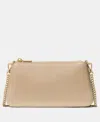 Kate Spade Grace Fine Grain Leather Pochette Shoulder Bag In Nude