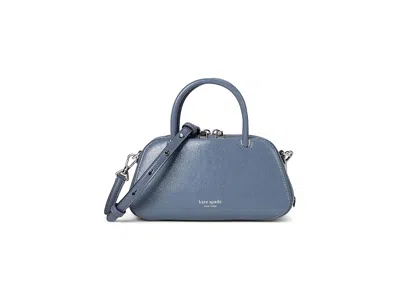 Kate Spade Grace Glazed Leather Mini Bag Wallet Handbags Cinder Grey: One Size In Brown