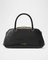 Kate Spade Grace Grain Leather Mini Crossbody Bag In Black