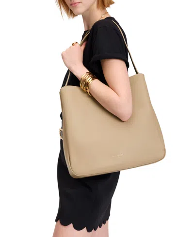 Kate Spade Grace Medium Leather Hobo Bag In Timeless Taupe
