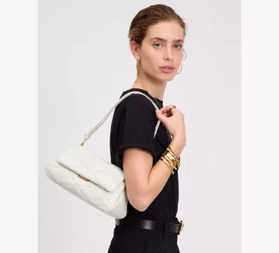 Kate Spade Grace Quilted Convertible Shoulder Bag In Cream