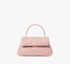 Kate Spade Grace Quilted Top Handle Bag In Rose Smoke