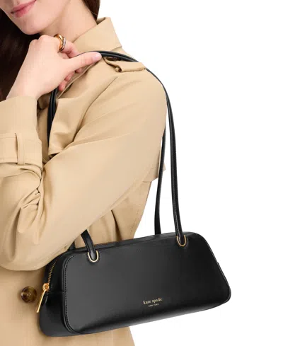 Kate Spade Grace Small Leather Shoulder Bag In Black