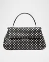 Kate Spade New York Grace Dot Fine Leather Top Handle Bag In Black Multi.