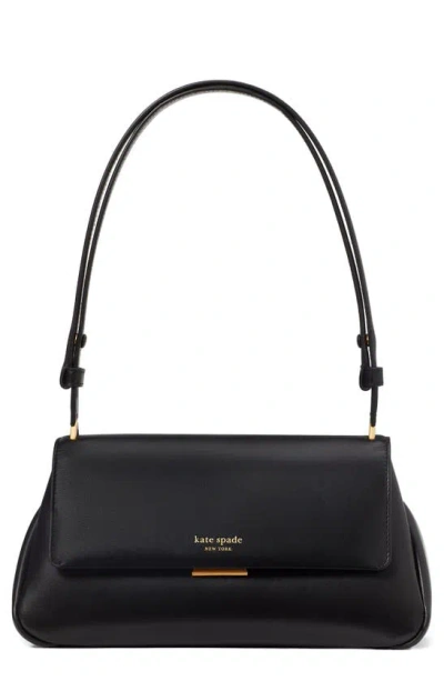 Kate Spade Grace Smooth Leather Convertible Shoulder Bag In Black