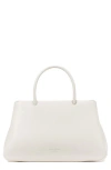 Kate Spade Grace Smooth Leather Satchel In Cream
