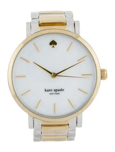 Pre-owned Kate Spade Gramercy Grand Watch, 34mm In Multi