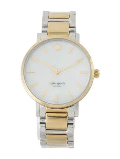 Pre-owned Kate Spade Gramercy Grand Watch, 34mm In Multi