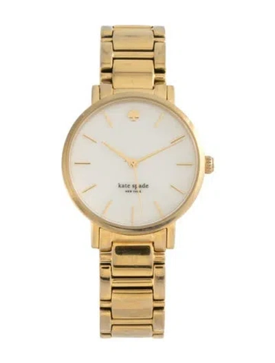 Pre-owned Kate Spade Gramercy Watch, 34mm In Multicolor
