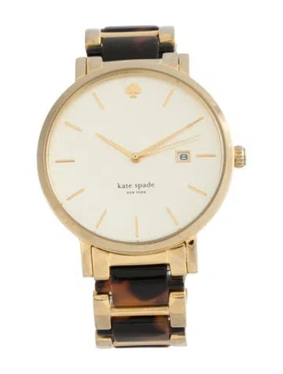 Pre-owned Kate Spade Gramercy Watch, 38mm In Multicolor