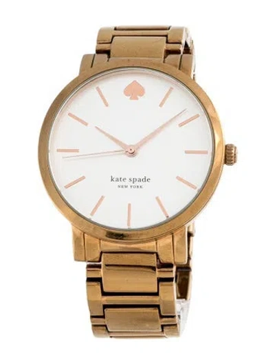 Pre-owned Kate Spade Gramercy Watch, 38mm In Multicolor