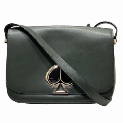 Pre-owned Kate Spade Green Leather Shoulder Bag ()