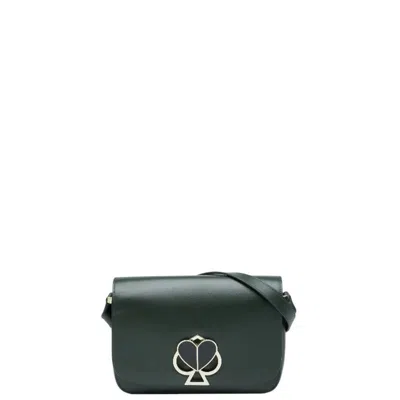 Pre-owned Kate Spade Green Leather Shoulder Bag ()
