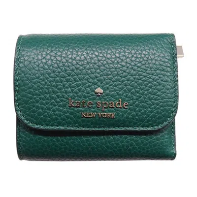 Pre-owned Kate Spade Green Leather Wallet (tri-fold) ()
