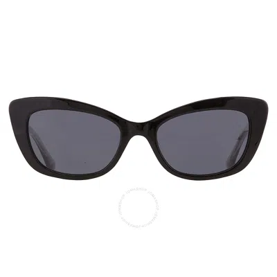Kate Spade Grey Cat Eye Ladies Sunglasses Merida/g/s 0807/ir 54 In Black