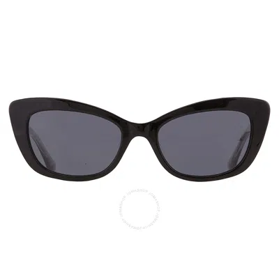 Kate Spade Grey Cat Eye Ladies Sunglasses Merida/g/s 0807/ir 54 In Black / Grey
