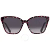 Kate Spade Grey Gradient Cat Eye Ladies Sunglasses Amiyahgs 0f74/9o